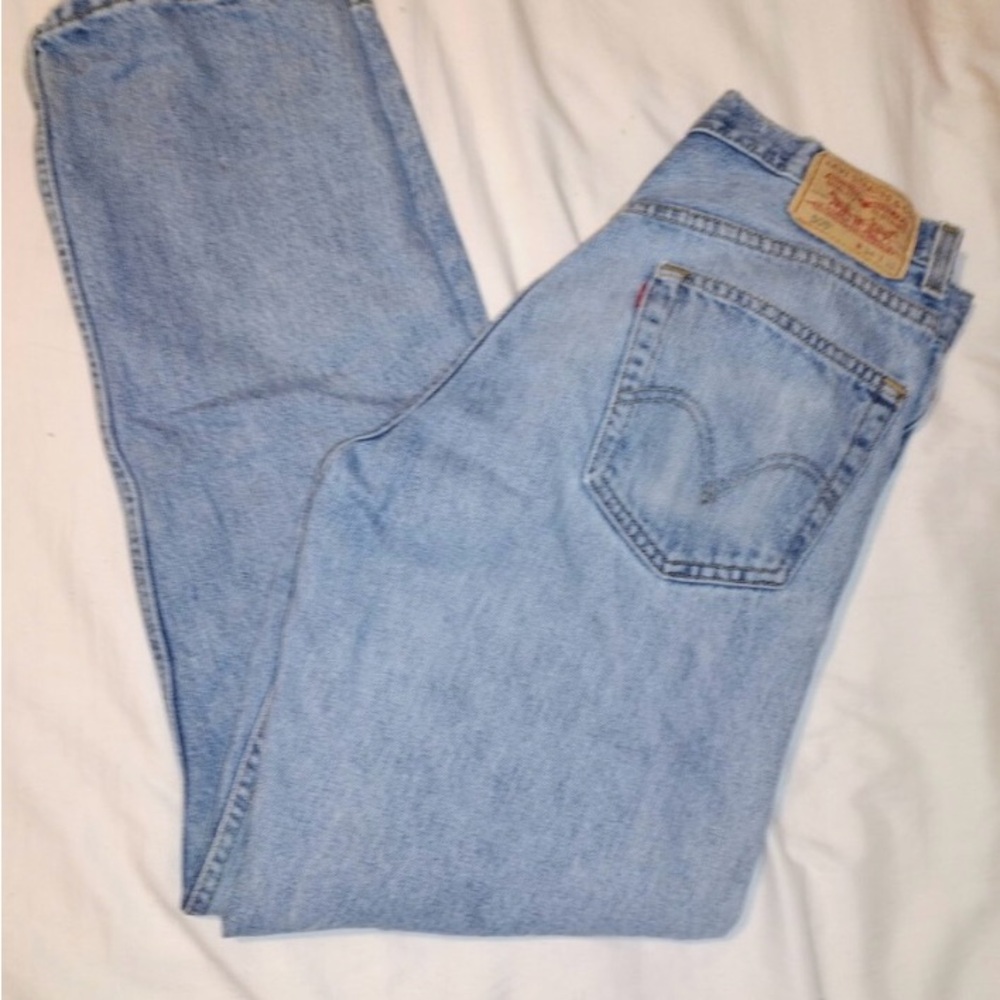 Vintage Levi's 505 regular fit light wash jeans 38wx30L